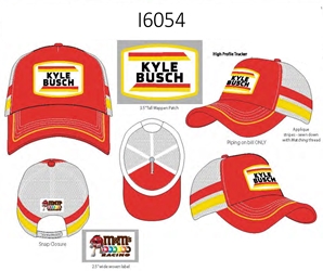 *Preorder* Kyle Busch 2022 M&Ms Retro Stripe Hat - Adult OSFM Kyle Busch, M&Ms, 2022, NASCAR Cup Series