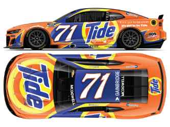 *Preorder* Michael McDowell 2025 Tide 1:24 Color Chrome Nascar Diecast Michael McDowell, Nascar Diecast, 2025 Nascar Diecast, 1:24 Scale Diecast