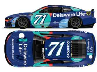 *Preorder* Michael McDowell 2026 Delaware Life 1:24 Nascar Diecast Michael McDowell, Nascar Diecast, 2026 Nascar Diecast, 1:24 Scale Diecast