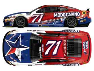 *Preorder* Michael McDowell 2026 Modo Casino 1:24 Flash Coat Silver Nascar Diecast - FOIL NUMBER DIECAST Michael McDowell, Nascar Diecast, 2026 Nascar Diecast, 1:24 Scale Diecast
