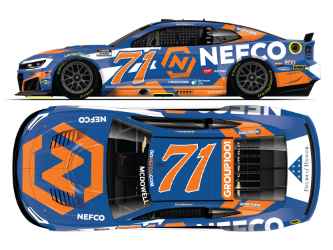 *Preorder* Michael McDowell 2026 NEFCO 1:24 Flash Coat Color Nascar Diecast Michael McDowell, Nascar Diecast, 2026 Nascar Diecast, 1:24 Scale Diecast