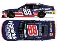 *Preorder* Rajah Caruth Autographed 2026 Hendrickcars.com Patriotic 1:24 Nascar Diecast - O'Reilly Auto Parts Series (DRIVER NAME), Nascar Diecast, 2026 Nascar Diecast, 1:24 Scale Diecast