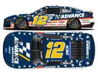 *Preorder* Ryan Blaney 2026 Advance Auto Parts Patriotic 1:24 Flash Coat Silver Nascar Diecast Ryan Blaney, Nascar Diecast, 2026 Nascar Diecast, 1:24 Scale Diecast