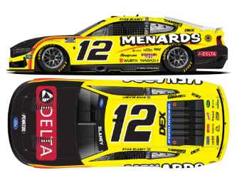 *Preorder* Ryan Blaney 2026 Menards/Delta 1:24 Color Chrome Nascar Diecast Ryan Blaney, Nascar Diecast, 2026 Nascar Diecast, 1:24 Scale Diecast