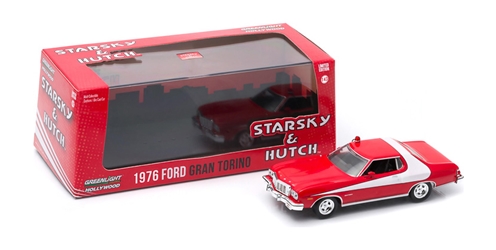 Starsky and Hutch (1975-79 TV Series) 1:43 1976 Ford Gran Torino Starsky and Hutch, TV Diecast, 1:24 Scale