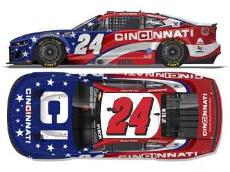 *Preorder* William Byron 2026 Cincinnati 1:24 Nascar Diecast William Byron, Nascar Diecast, 2026 Nascar Diecast, 1:24 Scale Diecast