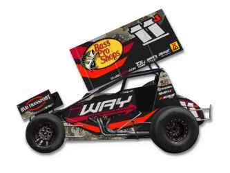 *Preorder* Wyatt Miller 2026 Bass Pro Shops / 1 Way 1:24 Sprint Car Diecast - LIONEL SPRINT Wyatt Miller, Sprint Car Diecast, 2026 Nascar Diecast,1:24 Scale Diecast, pre order diecast