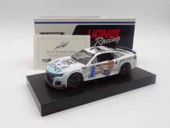 Ross Chastain Autographed 2024 Jockey Infinite Cool 1:24 Nascar Diecast - FOIL NUMBER DIECAST Ross Chastain, Nascar Diecast, 2024 Nascar Diecast, 1:24 Scale Diecast, Autographed