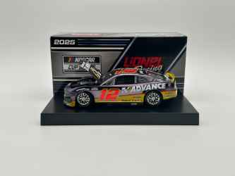 Ryan Blaney 2025 Advance Auto Parts 1:24 Color Chrome Nascar Diecast - FOIL NUMBER DIECAST Ryan Blaney, Nascar Diecast, 2025 Nascar Diecast, 1:24 Scale Diecast