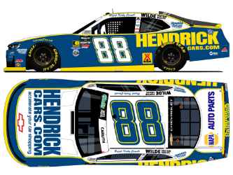 *Preorder* Rajah Caruth 2026 Hendrickcars.com San Diego 1:24 Raw Nascar Diecast - OReilly Auto Parts Series Rajah Caruth, Nascar Diecast, 2026 Nascar Diecast, 1:24 Scale Diecast