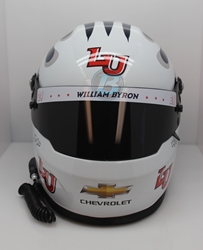 William Byron 2021 Liberty University Full Size Replica Helmet William Byron, Helmet, NASCAR, BrandArt, Full Size Helmet, Replica Helmet