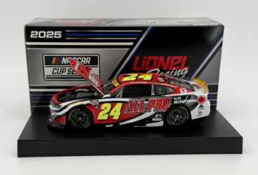 William Byron 2025 All-Pro 1:24 Nascar Diecast William Byron, Nascar Diecast, 2025 Nascar Diecast, 1:24 Scale Diecast