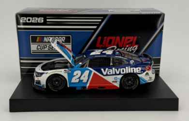 William Byron 2026 Valvoline 1:24 Nascar Diecast William Byron, Nascar Diecast, 2026 Nascar Diecast, 1:24 Scale Diecast