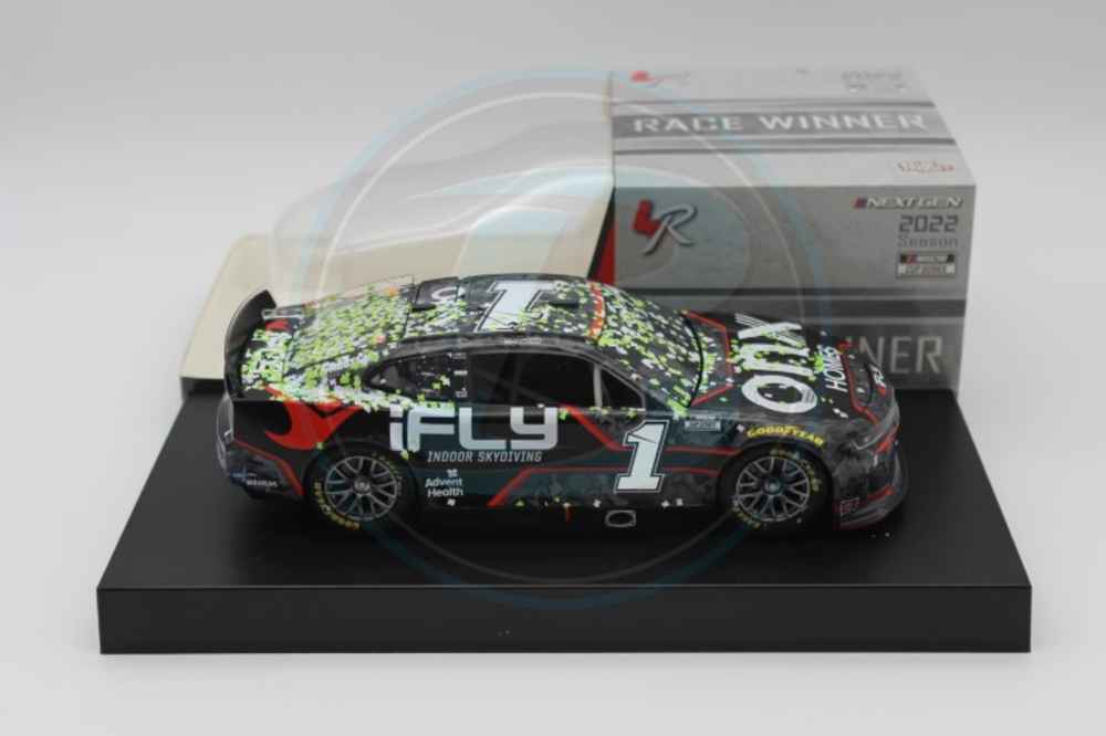 R Chastain Modellino Auto 1/64 HT IFLY/ONX Case COTA Victory 22 Camaro ZL1 - Diecast Da Collezione